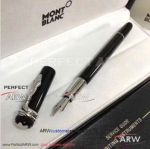 Perfect Replica New Montblanc Heritage Rouge Et Noir Black&Silver Fountain Pen Mens Gift